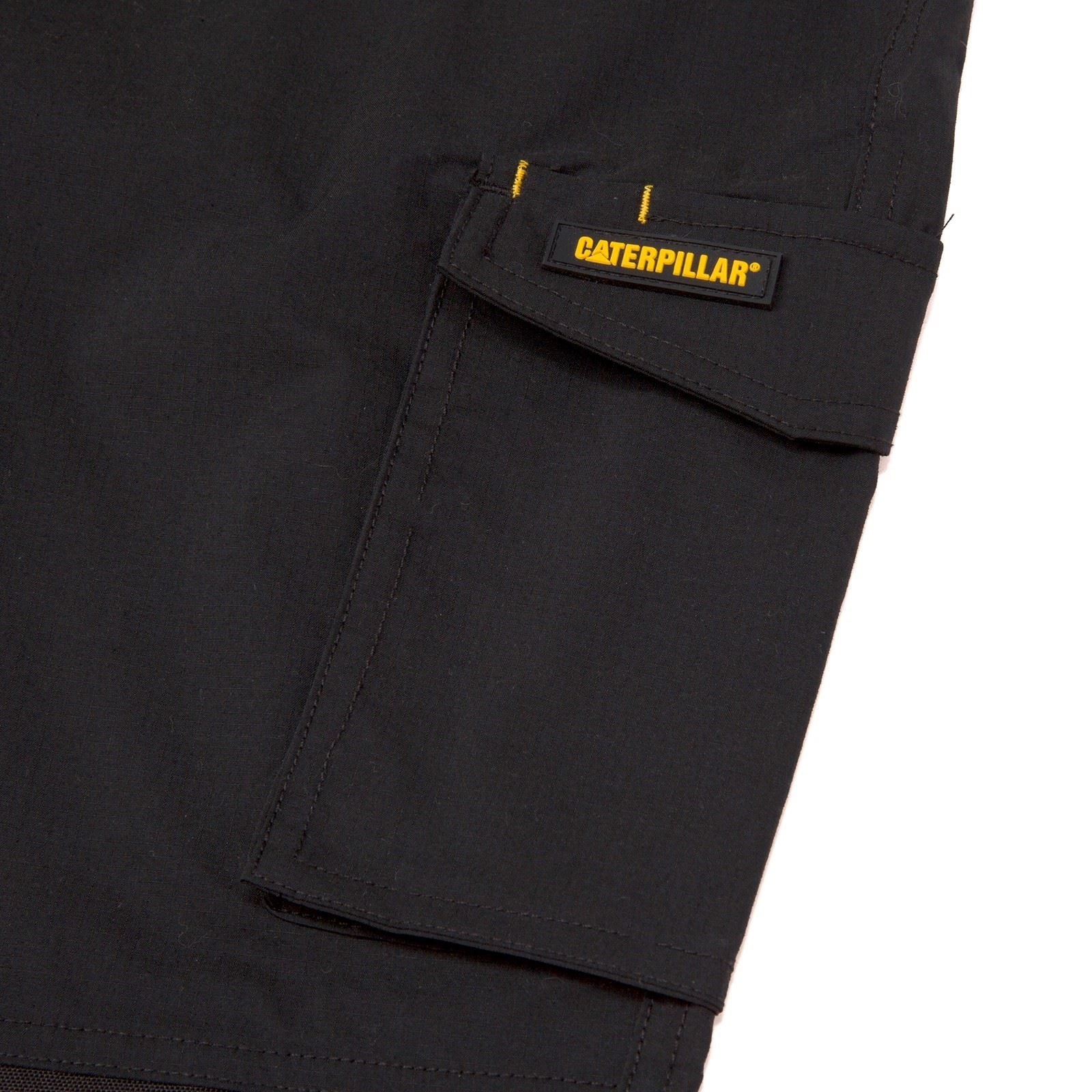 Caterpillar Nexus Knee Pocket Stretch Cotton Men's Black Outdoor Trousers