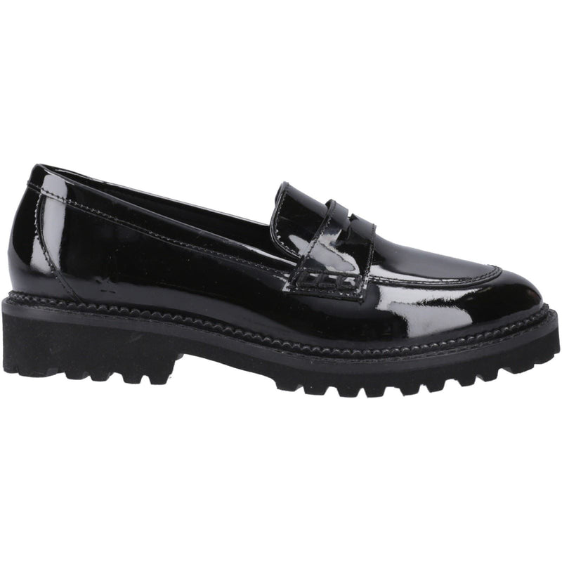 Hush Puppies Grazia Leather Girls's Black Loafers