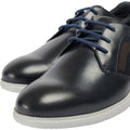 Pod Aston Leather Men's Navy Lace-Up Shoes