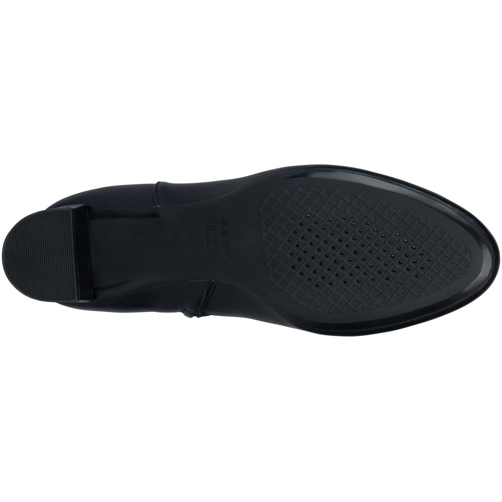 Geox D Pheby Leather Women's Black Boots