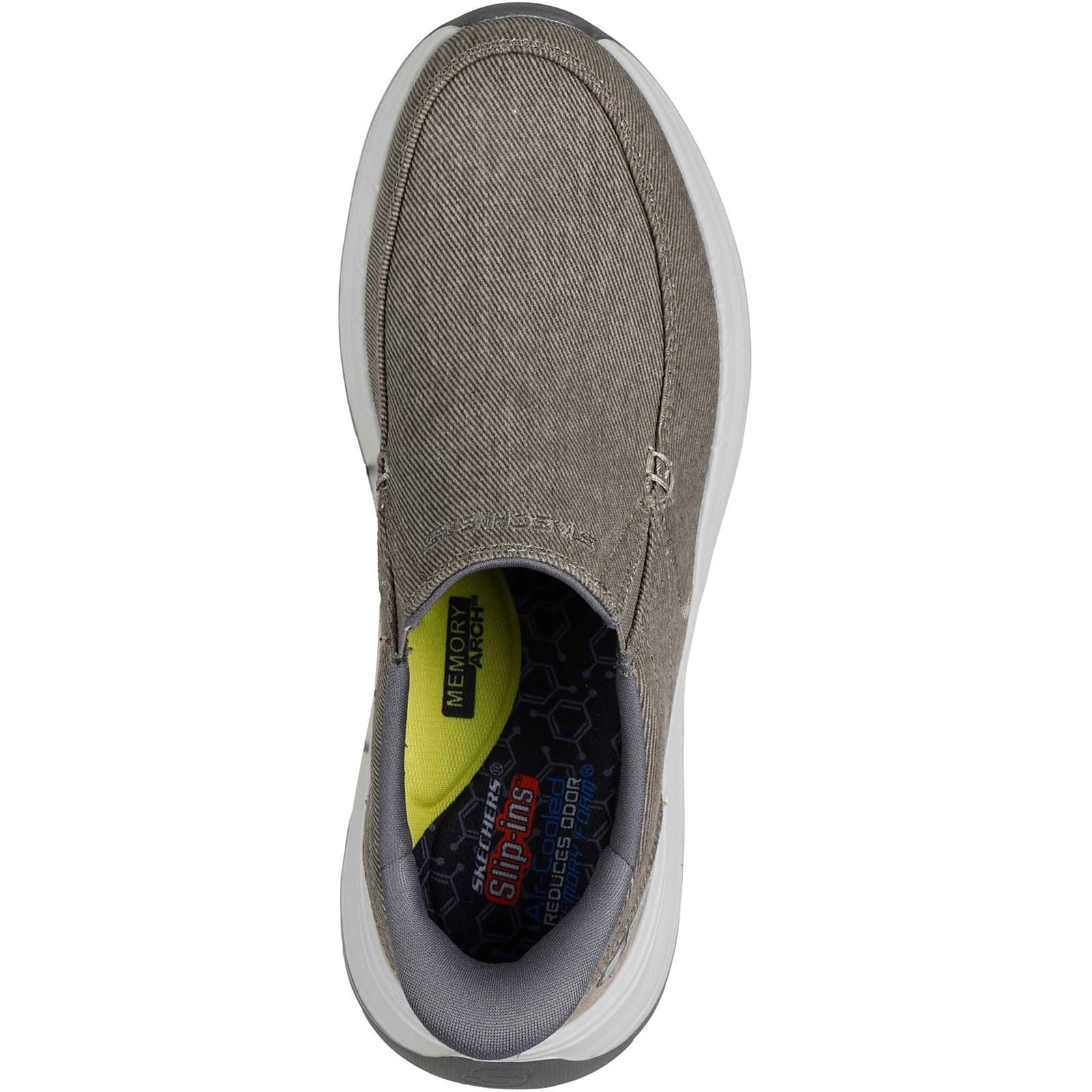 Skechers Decklan - Gulliver Textile Men's Taupe Standard Trainers