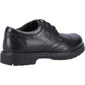 Hush Puppies Sally Youth Girls Black Leather Brogues