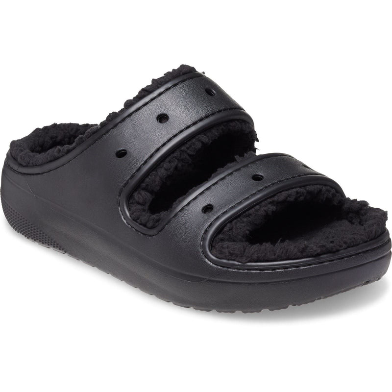 Crocs Classic Cozzzy Synthetic Women's Black Sandals