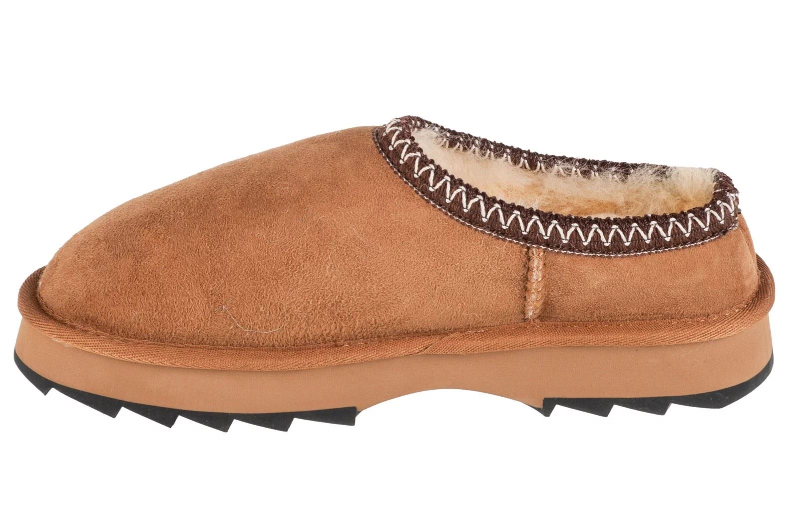 Emu Australia Sharky Scuff Suede Women's Chestnut Slippers