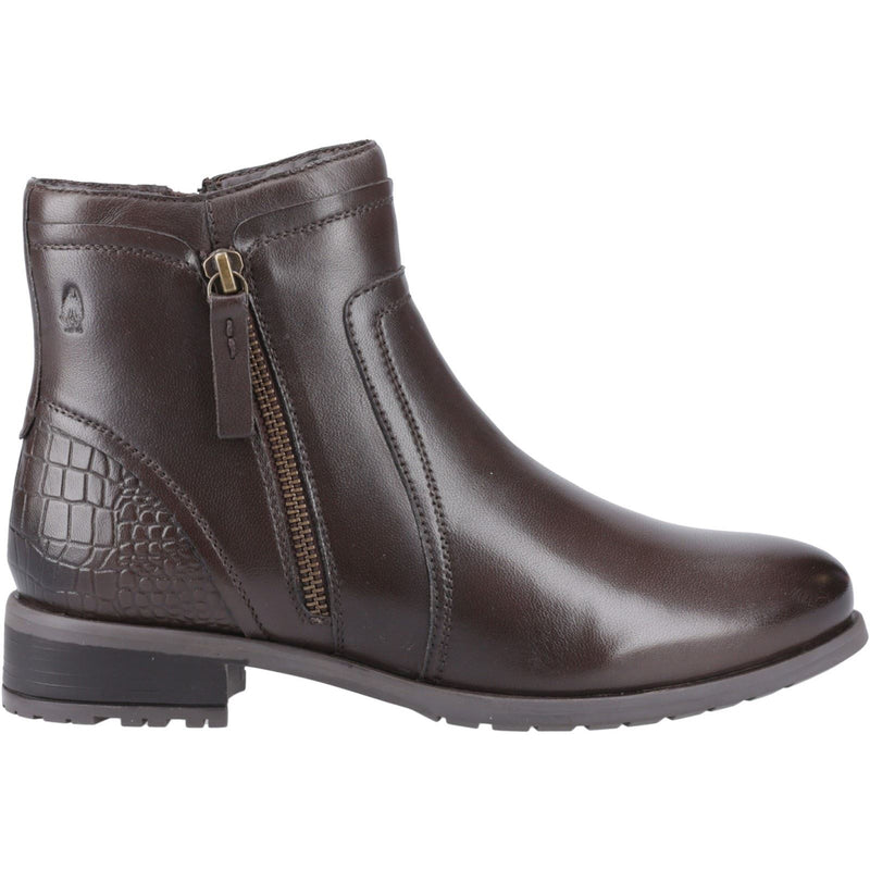 Hush Puppies Scarlett Leather Women's Brown Boots