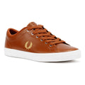 Fred Perry Baseline Leather Men's Tan/Champagne Trainers