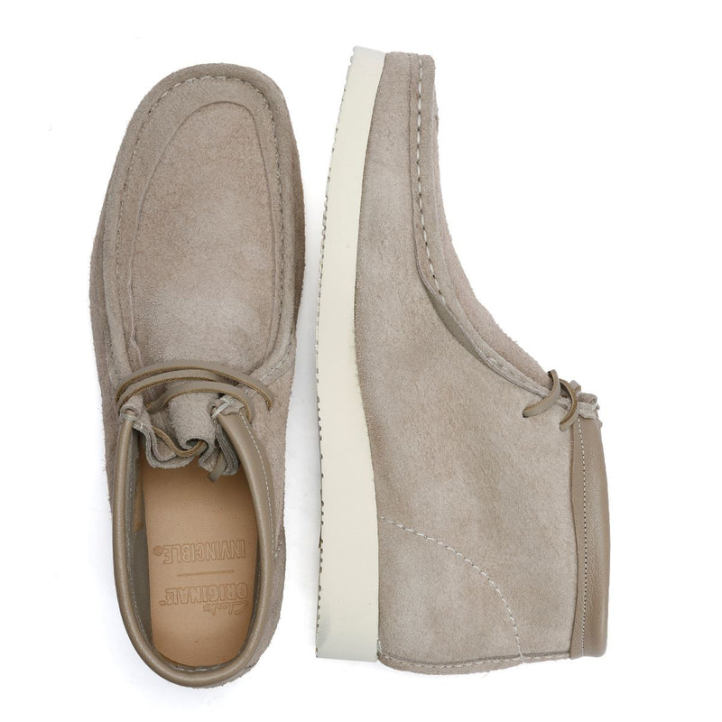 Clarks Originals Wallabee Combi Suede Men's Taupe Boots