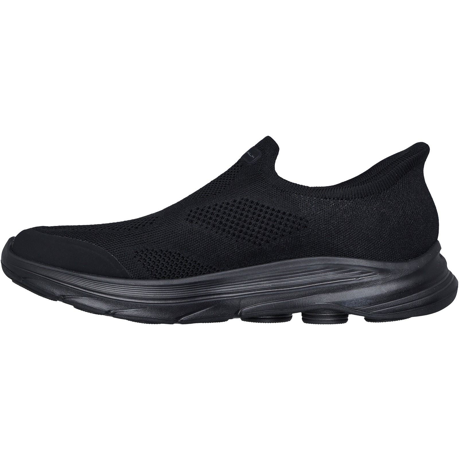 Skechers Go Walk 8 Pelayo Textile Men's Black Trainers