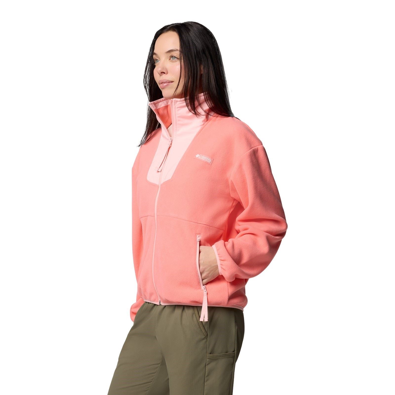 Columbia Sequoia Grove Full Zip Fleece Women's Red Fleece Jackets