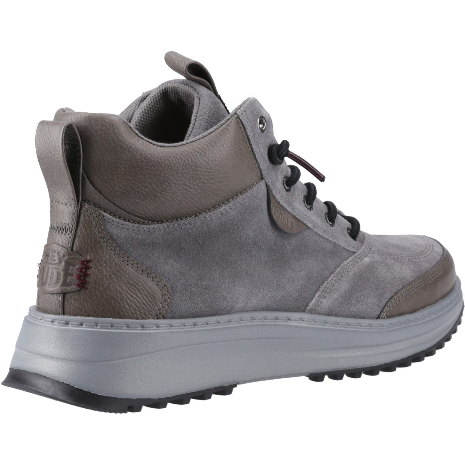 HEYDUDE Tahoe Classic Suede Men's Granite Grey/Multi Ankle Boots
