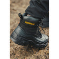 Caterpillar Typhoon SBH Rubber/Leather Black Safety Boots