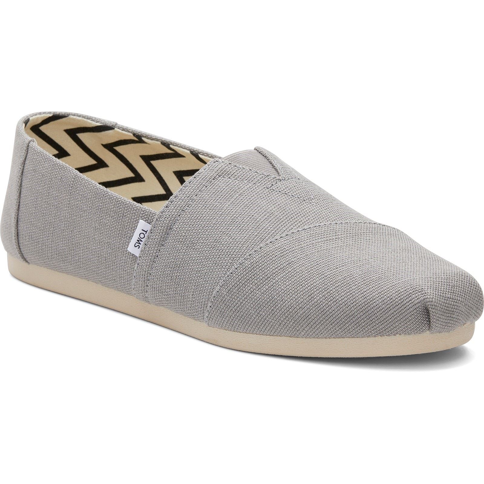 TOMS Alpargata Classic Cotton Men's Drizzle Grey Espadrilles