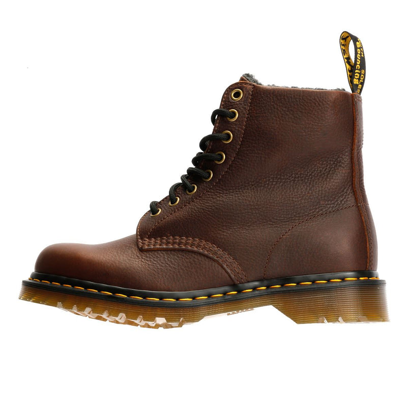 Dr. Martens 1460 Pascal Warm Lined 8 Eye Leather Dark Brown Boots