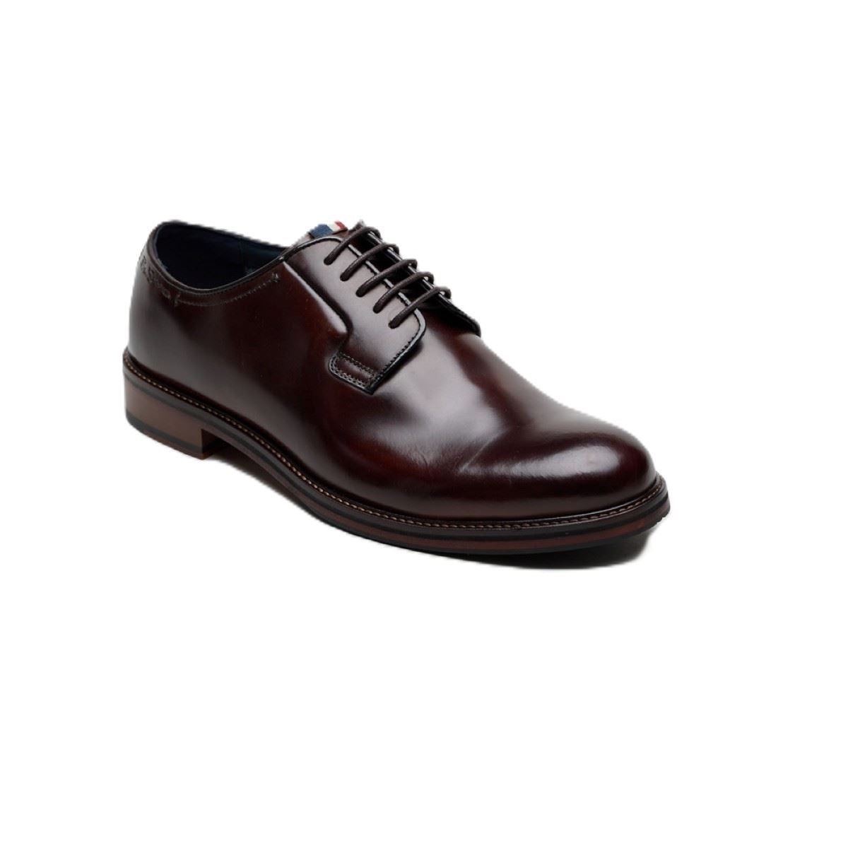 Ben Sherman Hoxton Brush Off Leather Men's Brown Lace-Up Shoes