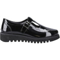 Hush Puppies Florrie T-Bar Leather Girls's Black Shoes