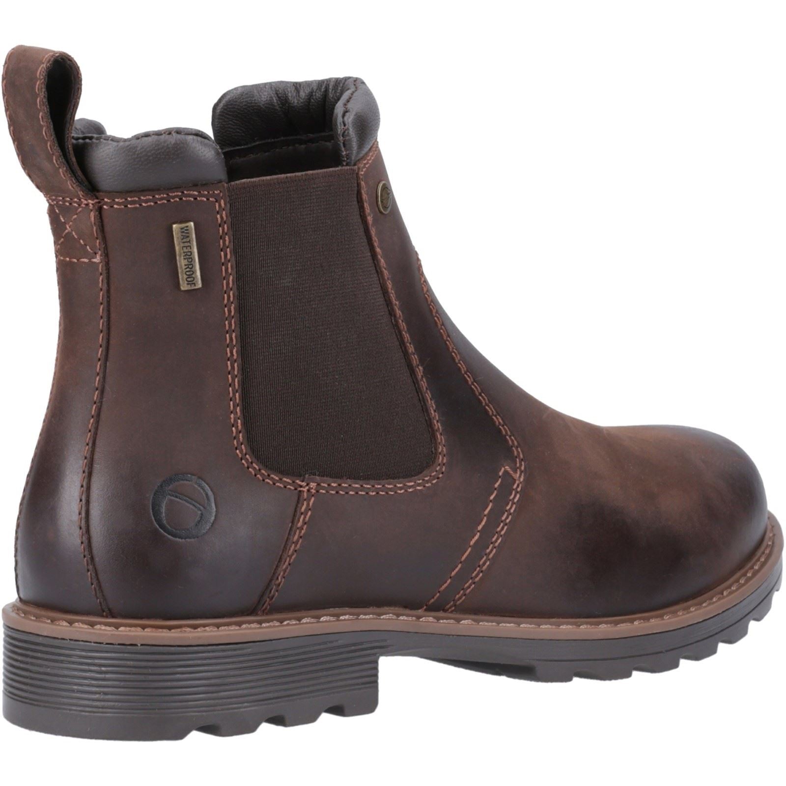 Cotswold Leafield Leather Men's Brown Boots