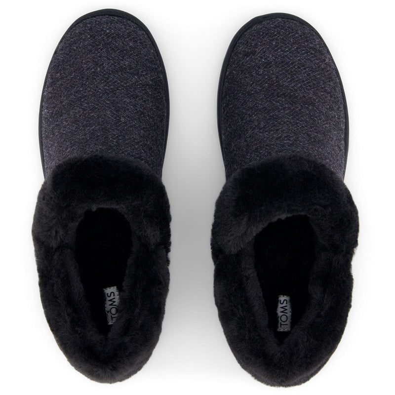 TOMS Oslo Synthetic Women's Black Slippers