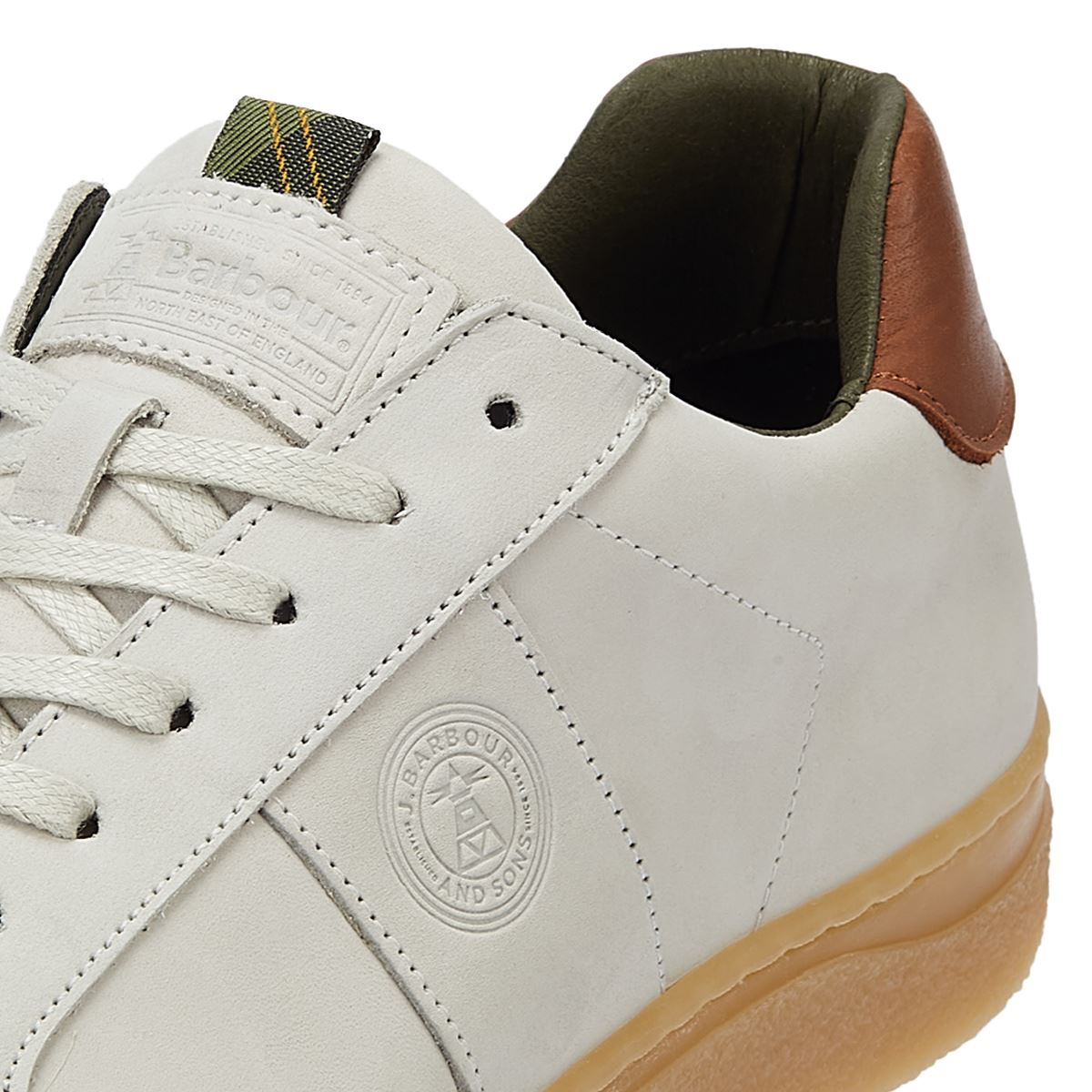Barbour Reflect Men's White Trainers