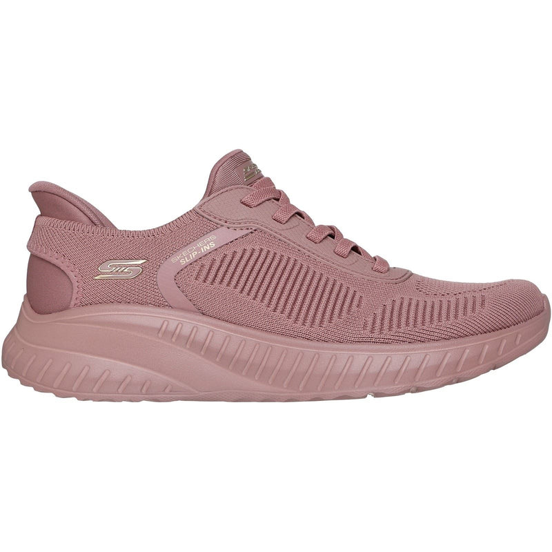 Skechers BOBS Sport Squad Chaos Synthetic Women's Rose Trainers