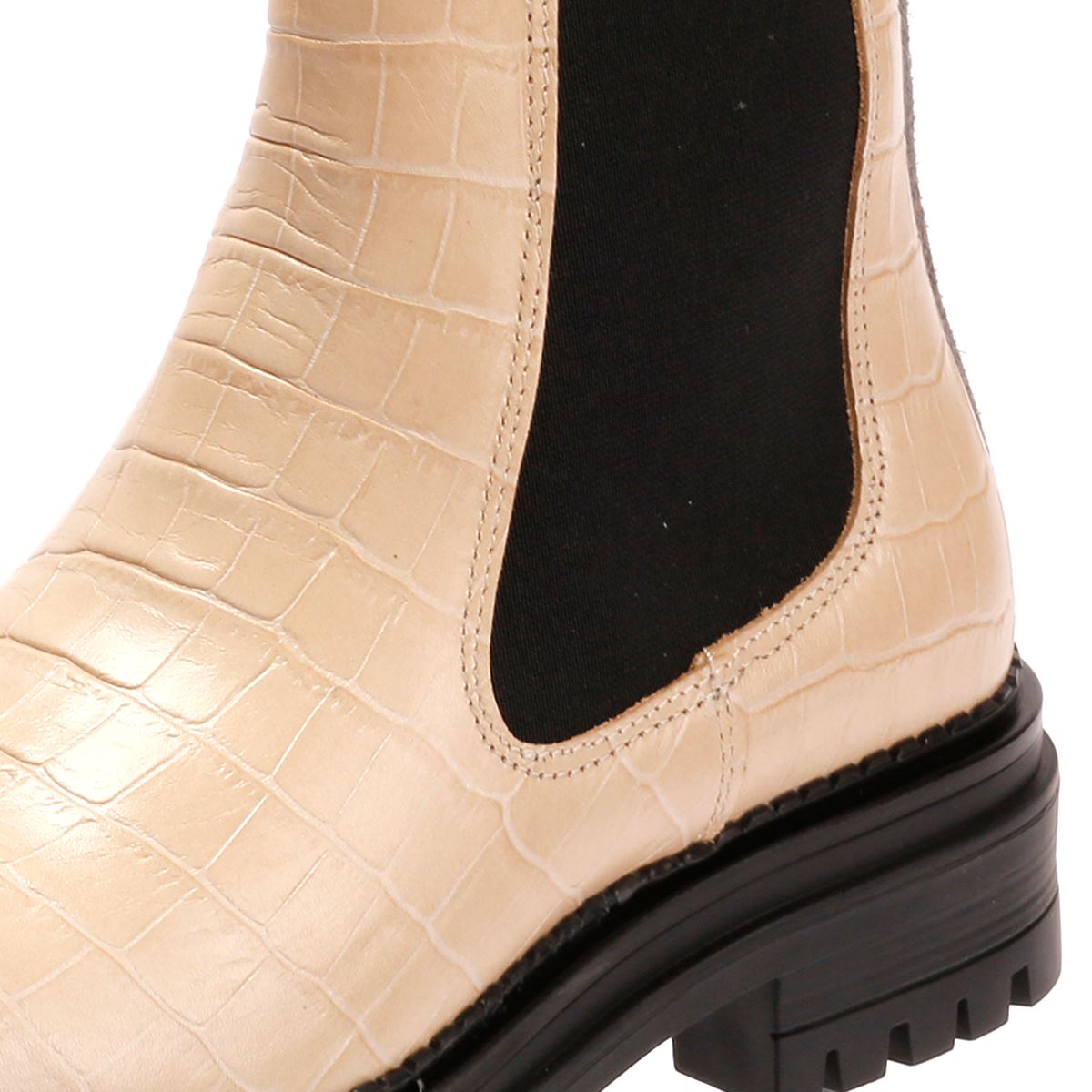 Osprey London The Huckleberry Leather Women's Cream Boots