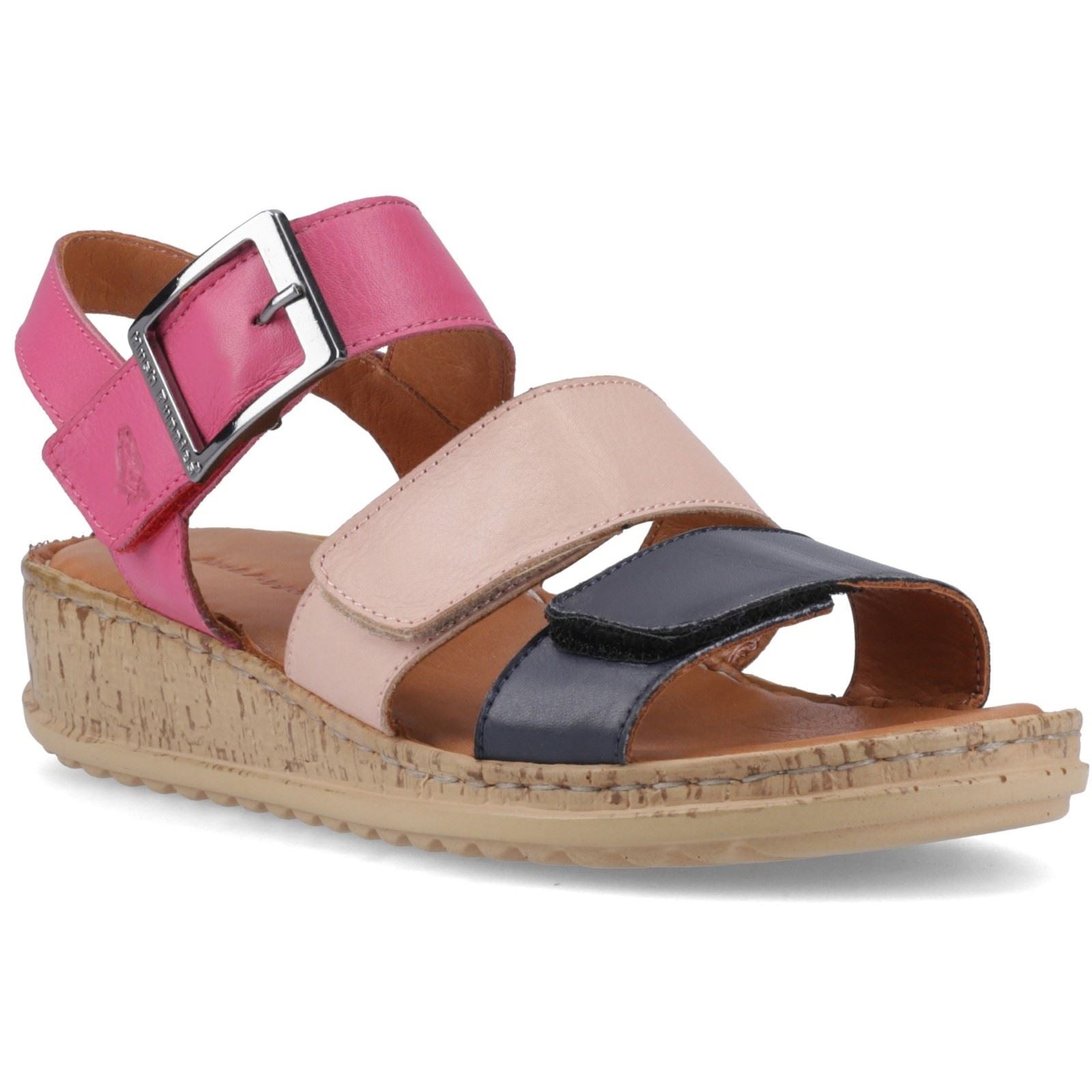 Hush Puppies Eliana Leather Women's Fuchsia Standard Sandals
