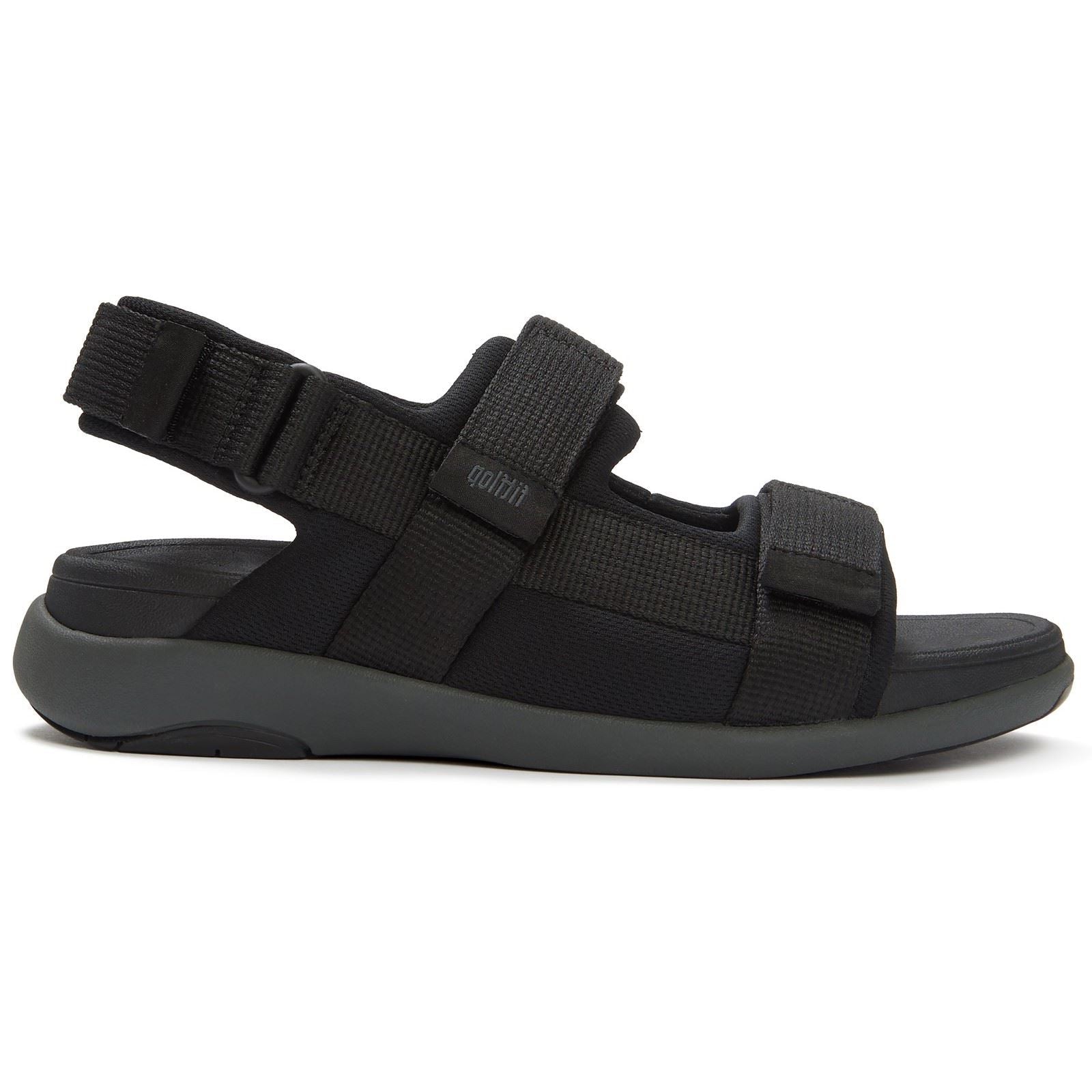Fitflop F-Mode Go Polyester Men's Black Sandals