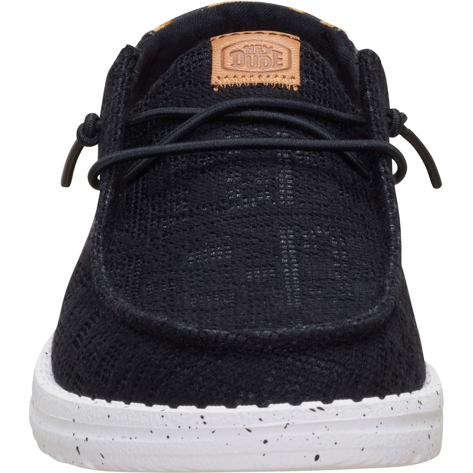 HEYDUDE Wendy Wildcat Cotton Women's Black/Leopard Moccasins Shoes