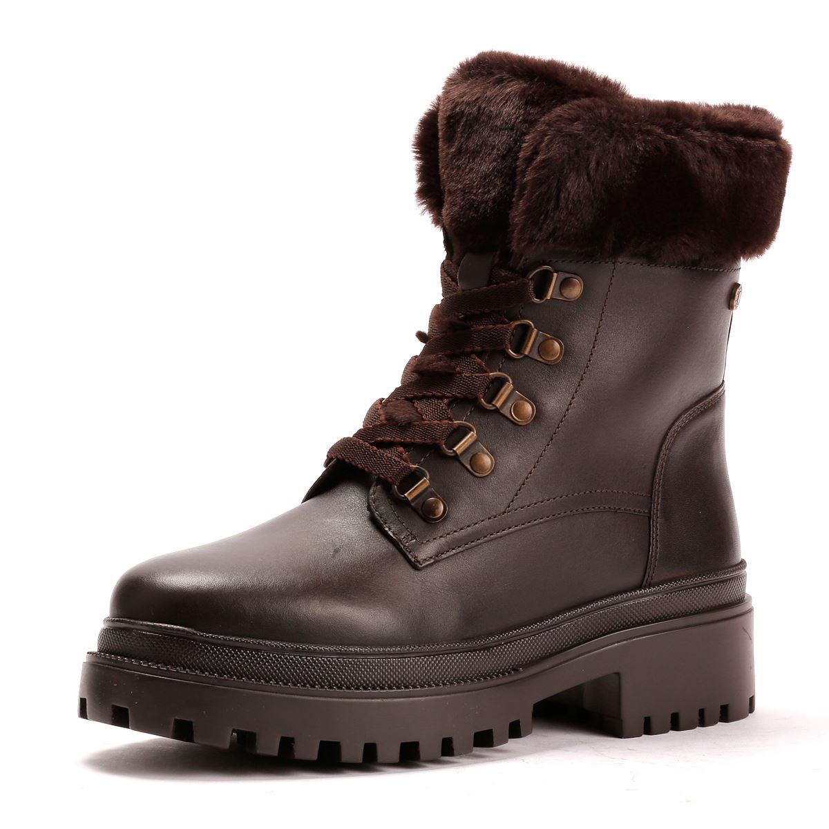 Osprey London The Budapest Leather Women's Chocolate Boots
