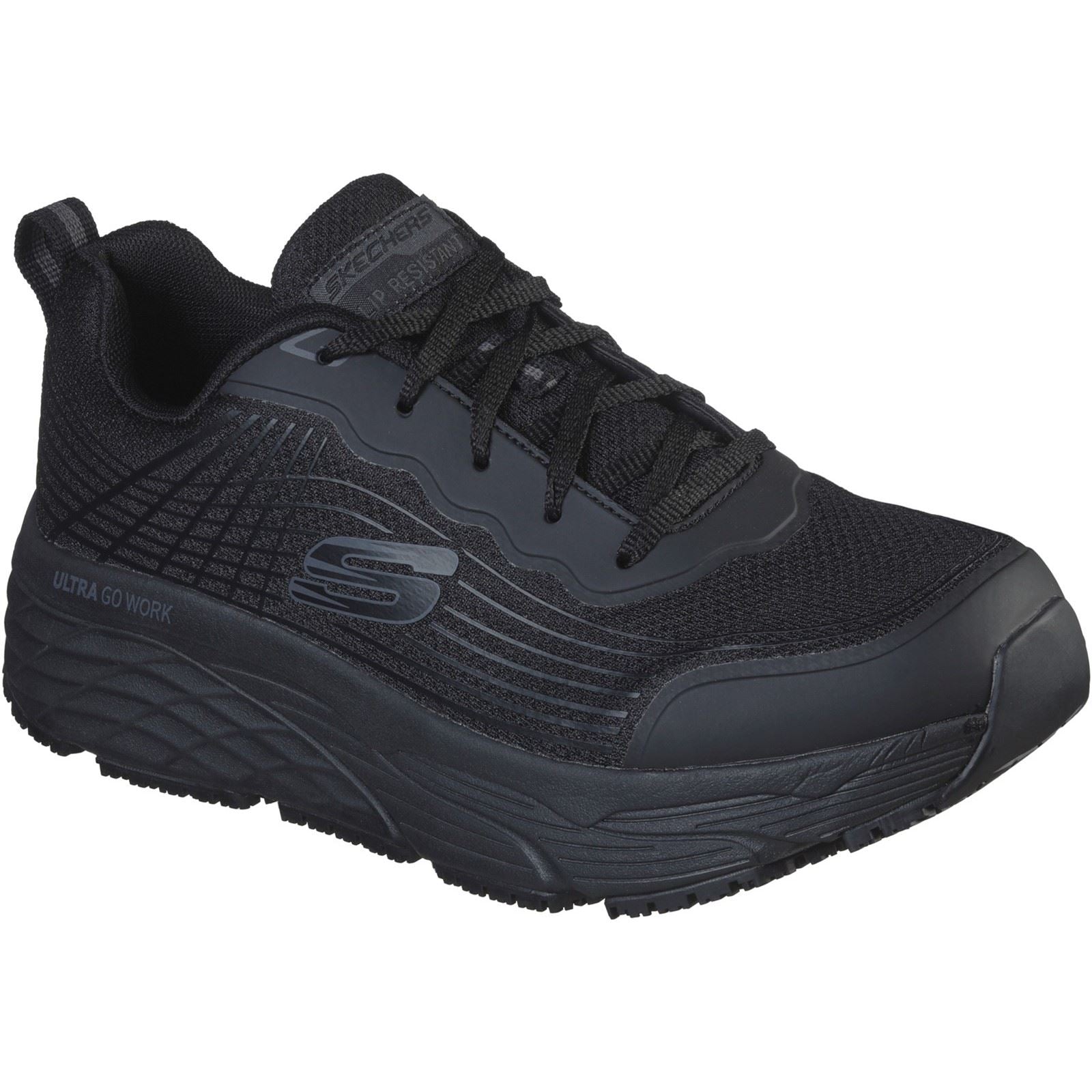 Skechers Workwear Skechers Work Relaxed Fit Textile Men's Black Safety Trainers
