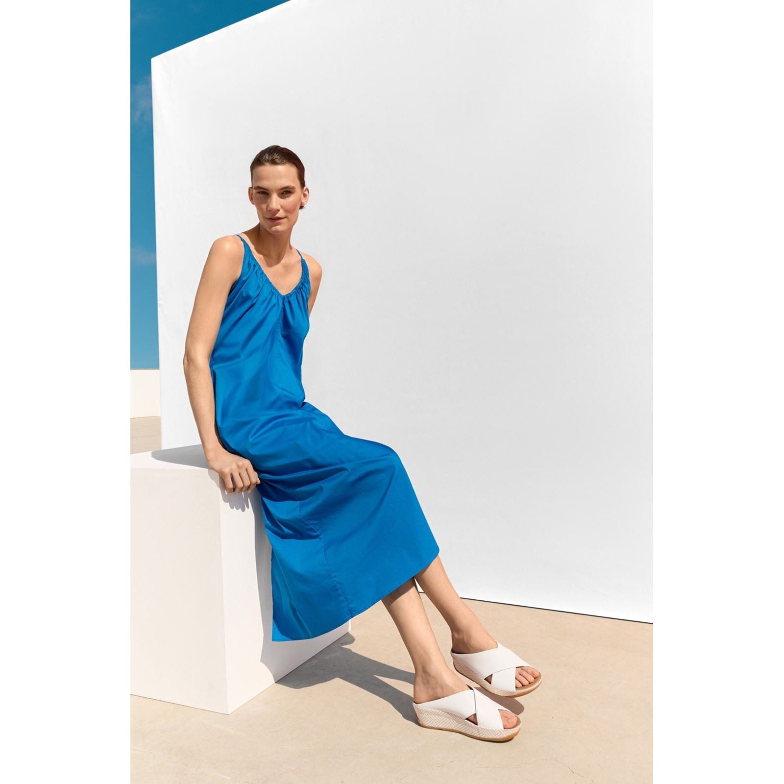 Fitflop Lulu Lux Graphic-Weave Leather Women's Urban White Sandals