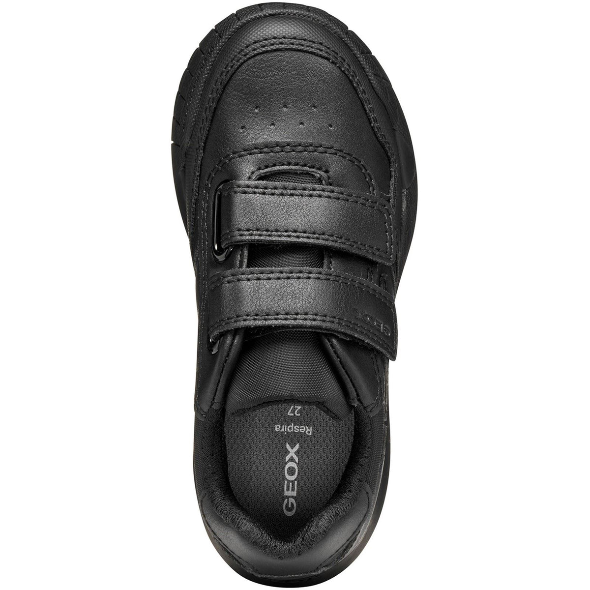 Geox J Rann-E Unisex Kid's Black Trainers