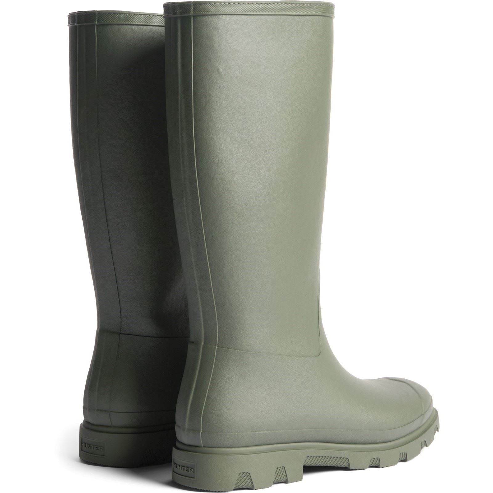 Hunter Downpour Tall Insulated Boot Rubber Men's Dark Olive Wellington Boots
