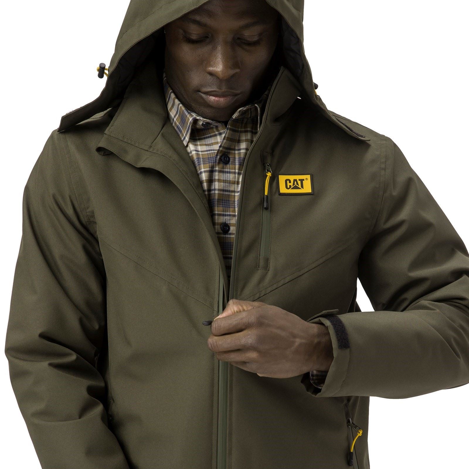 Caterpillar Lightweight Insulated Men's Moss Puffer Jacket