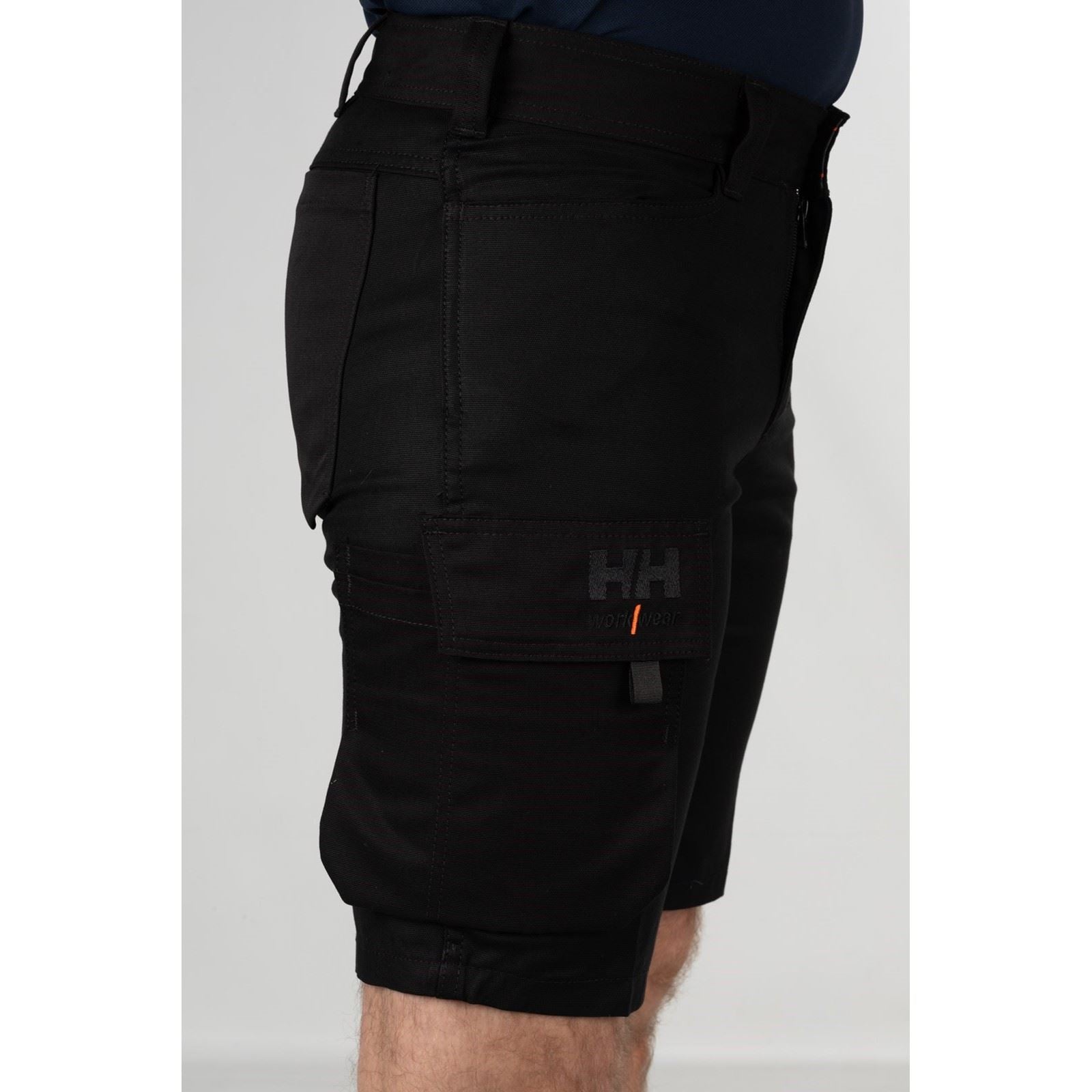 Helly Hansen Workwear Oxford Service Cotton Men's Black Knee-Length Shorts
