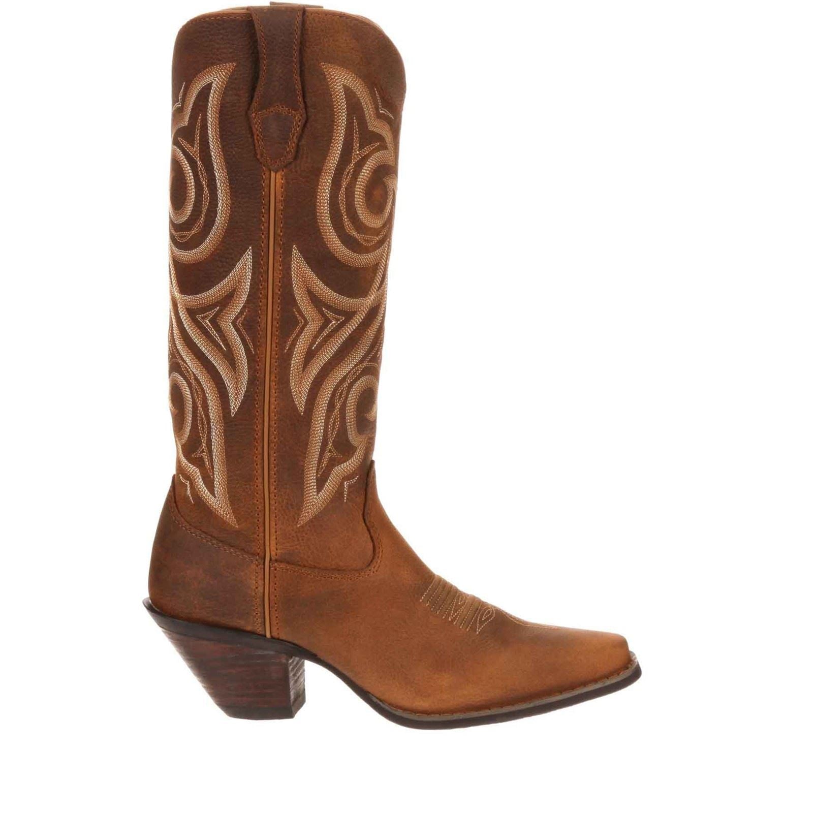Durango Crush Leather Men's Distressed Cognac Boots