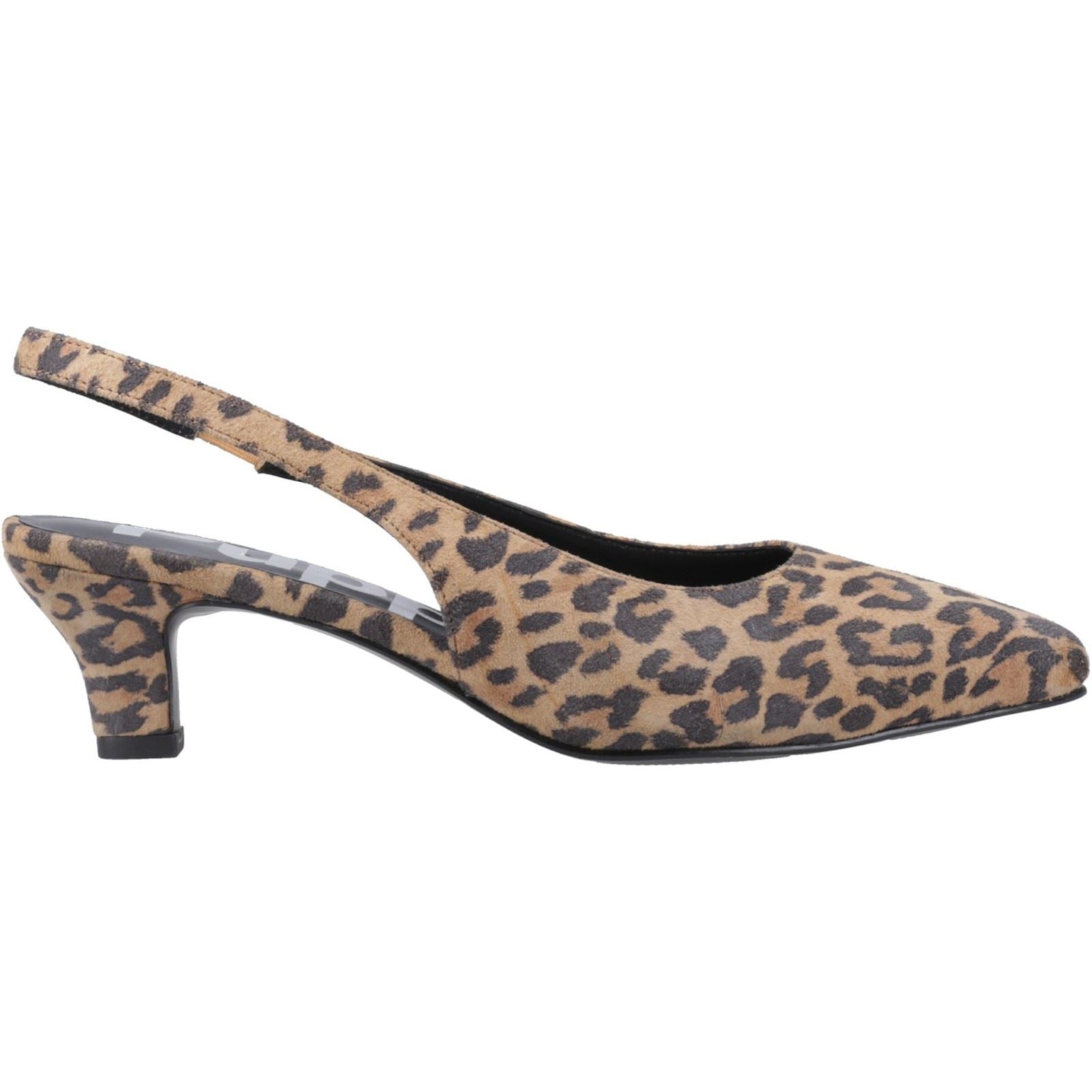 Hush Puppies Nahla Leather Women's Leopard Pointy Slingback Shoes
