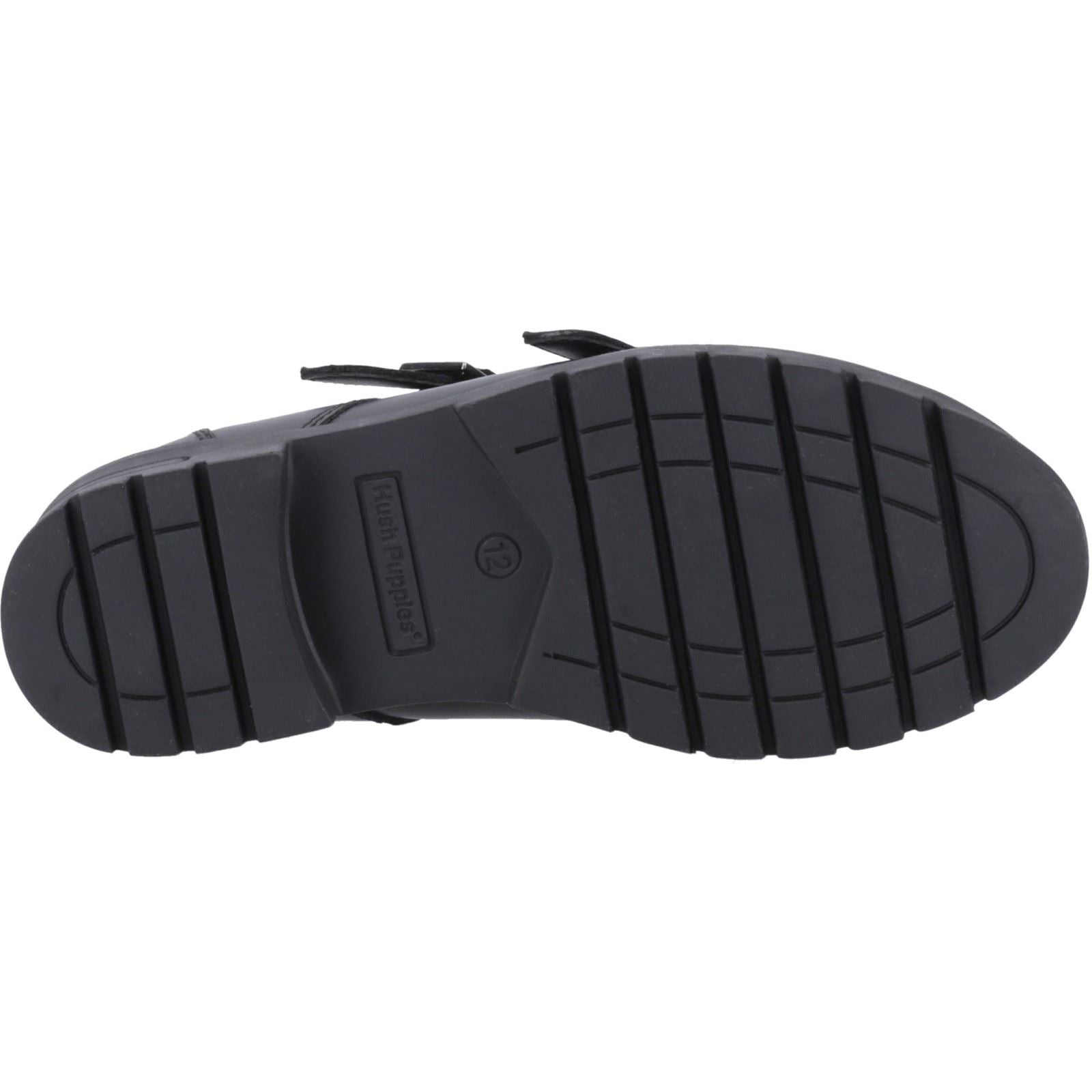 Hush Puppies Ella Junior Leather Girls's Black Shoes