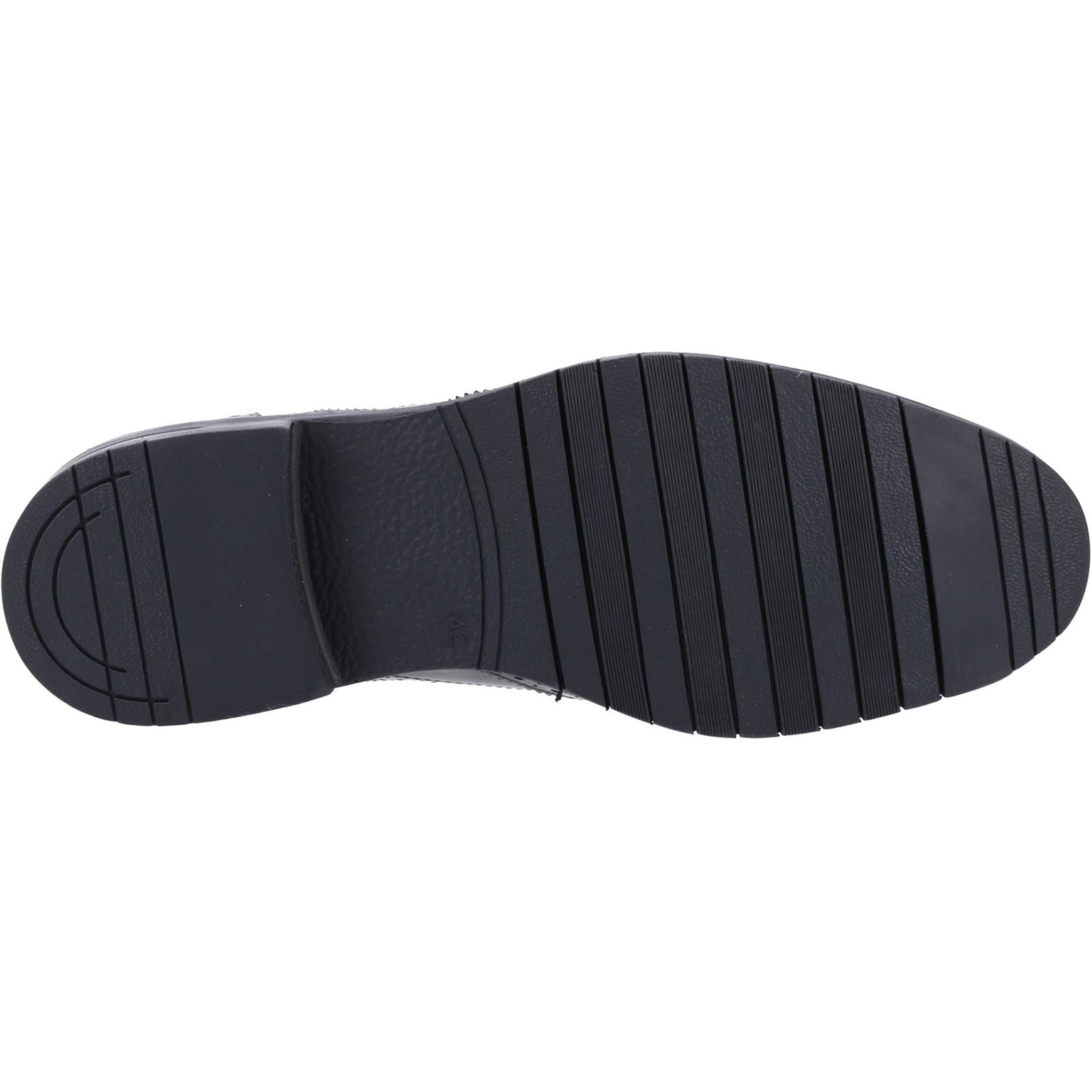 Hush Puppies Santiago Leather Men's Black Lace-Up Shoes