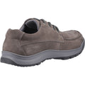 Hush Puppies Tucker Lace Leather Men's Grey Nubuck Lace-Up Shoes