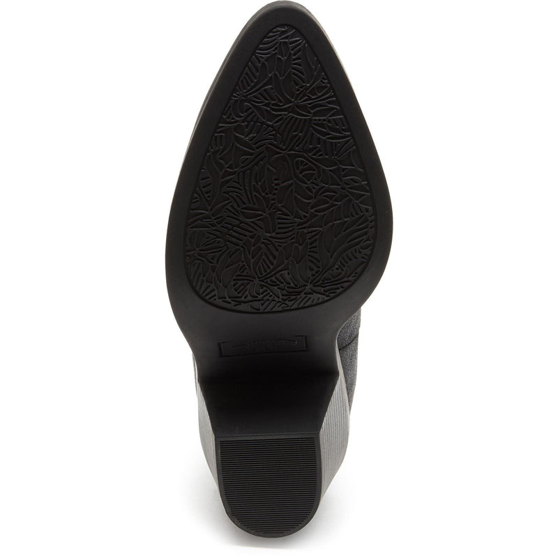 Rocket Dog Feather Synthetic Women's Black Heeled Ankle Boots