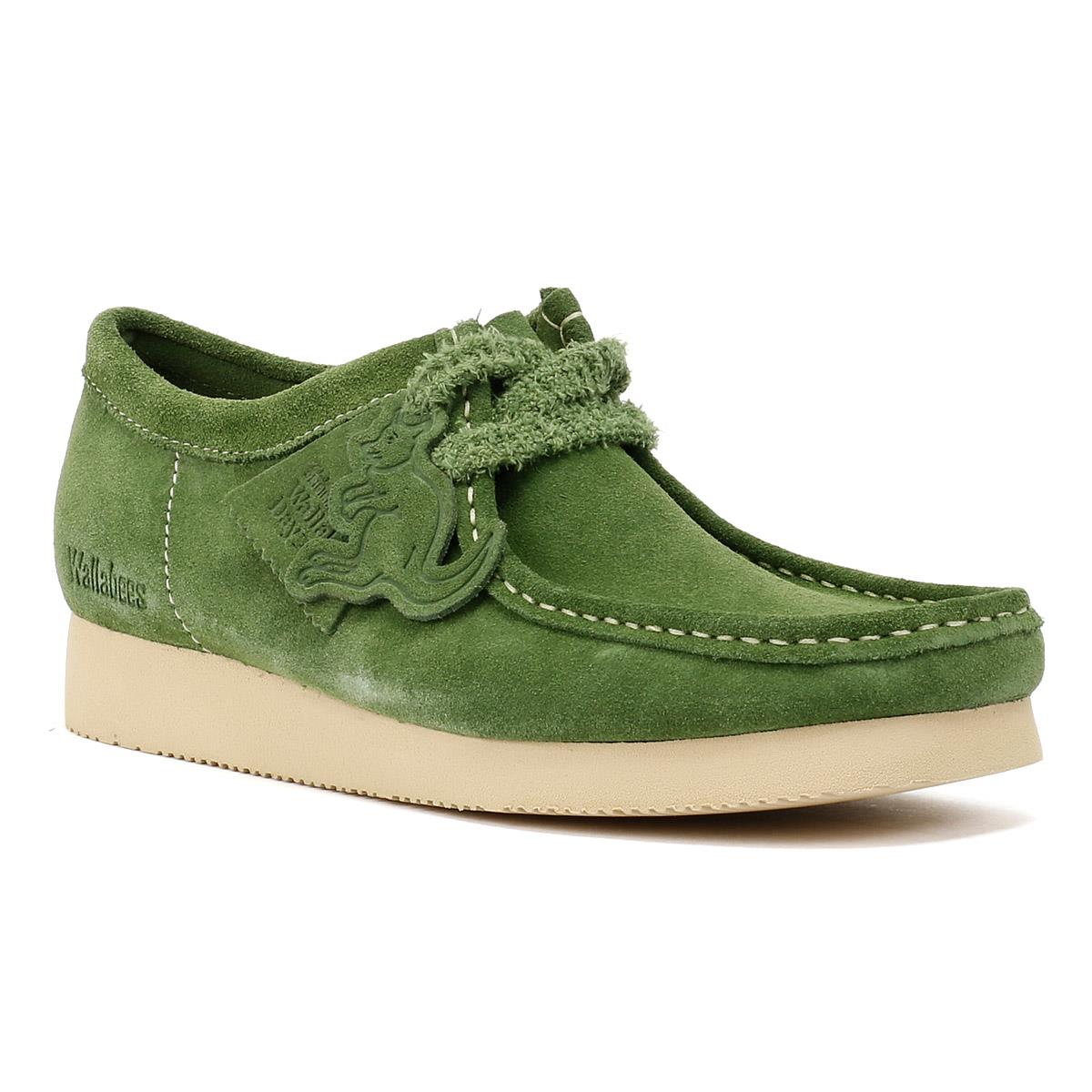 Clarks Originals Wallabee Day Suede Men's Green Shoes