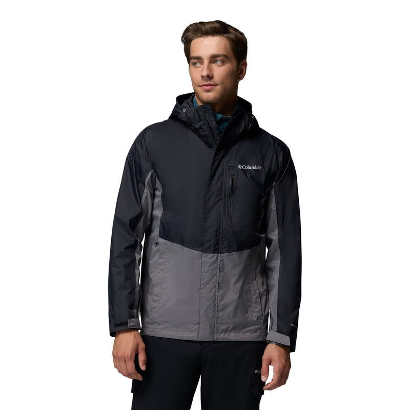 Columbia Pouring Adventure III Jacket Men's Black Rain Jacket