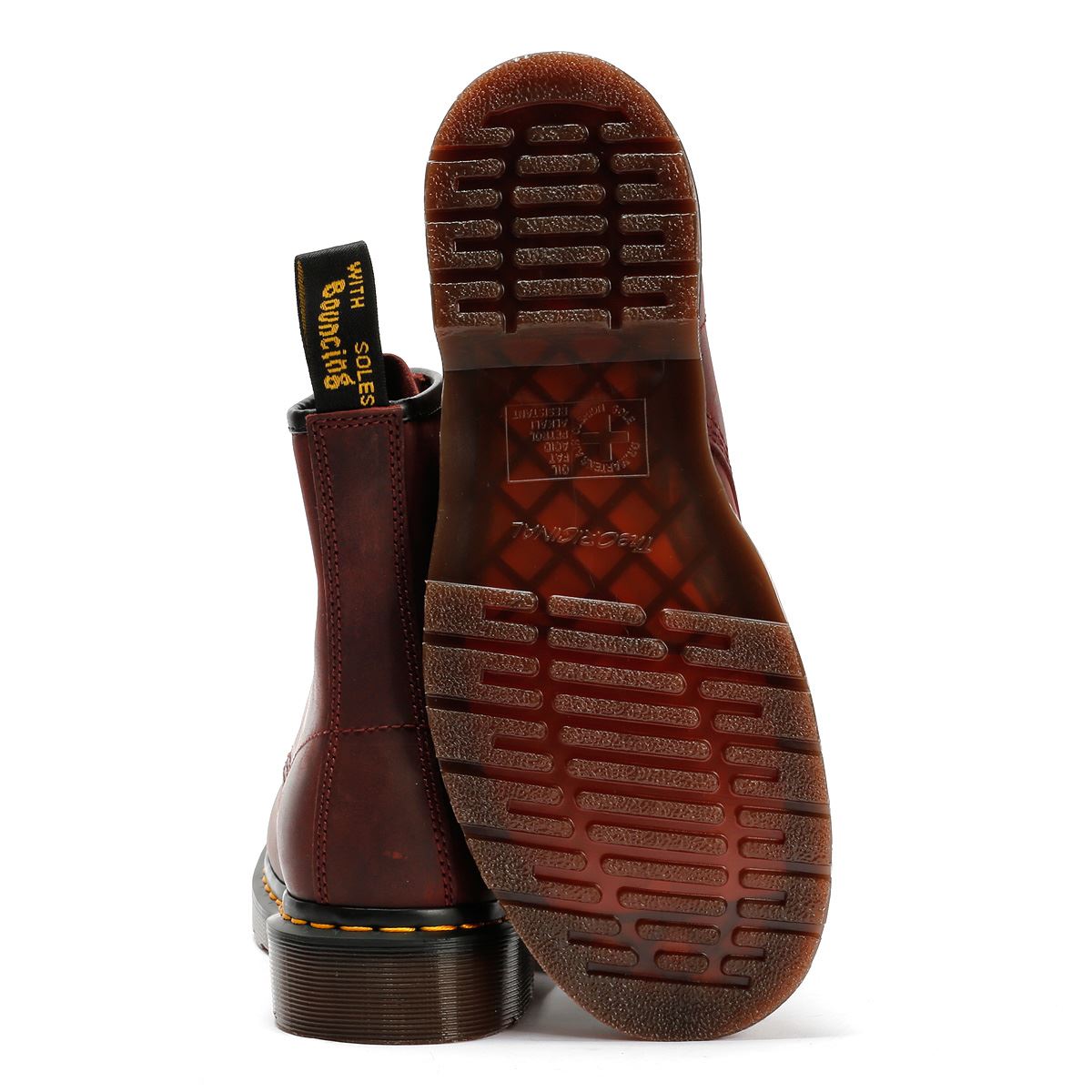 Dr. Martens 1460 Crazy Horse Leather Cherry Red Boots