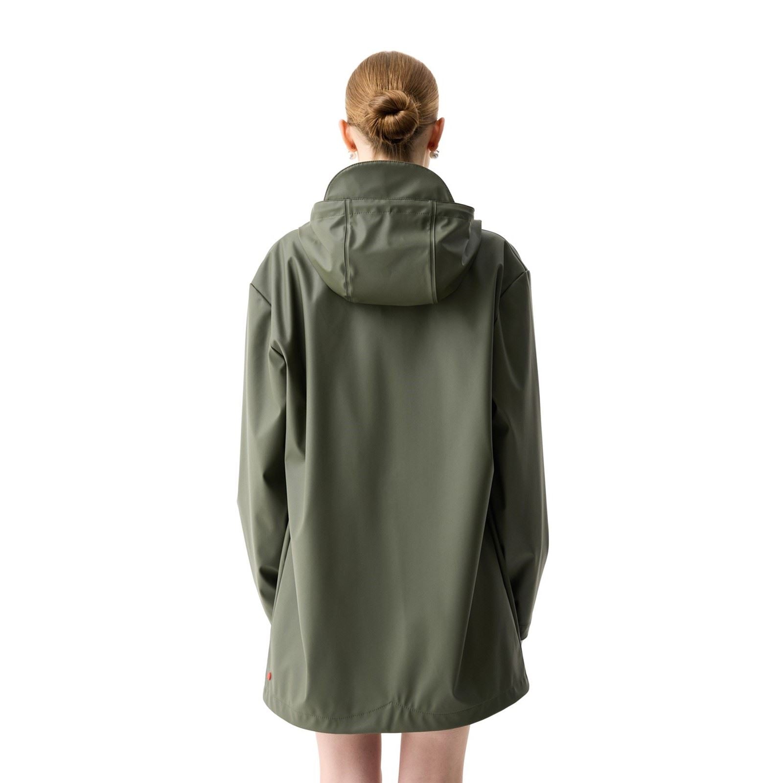 Hunter Jo Parka Green Rain Jacket