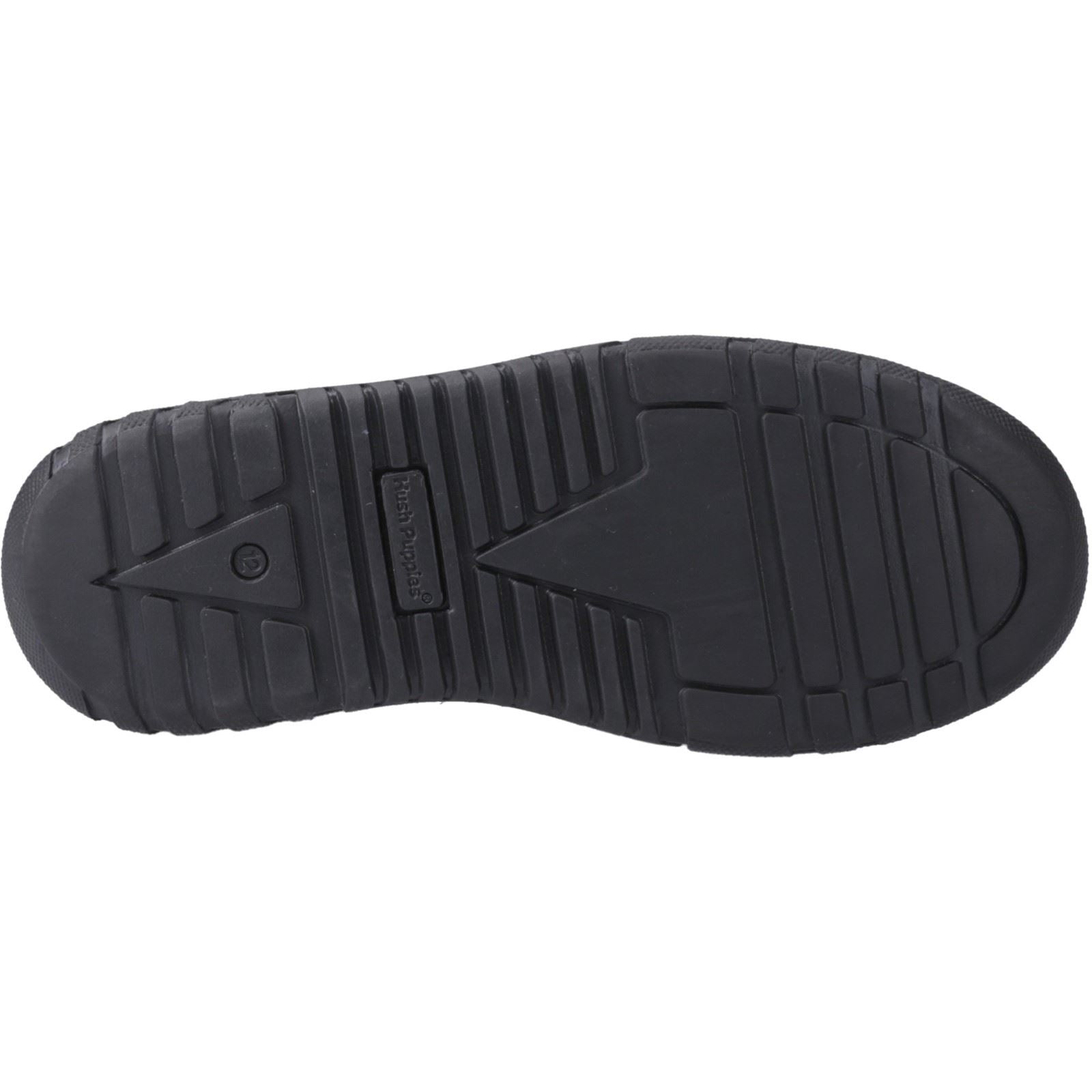 Hush Puppies Sergio Leather Boys's Black Loafers