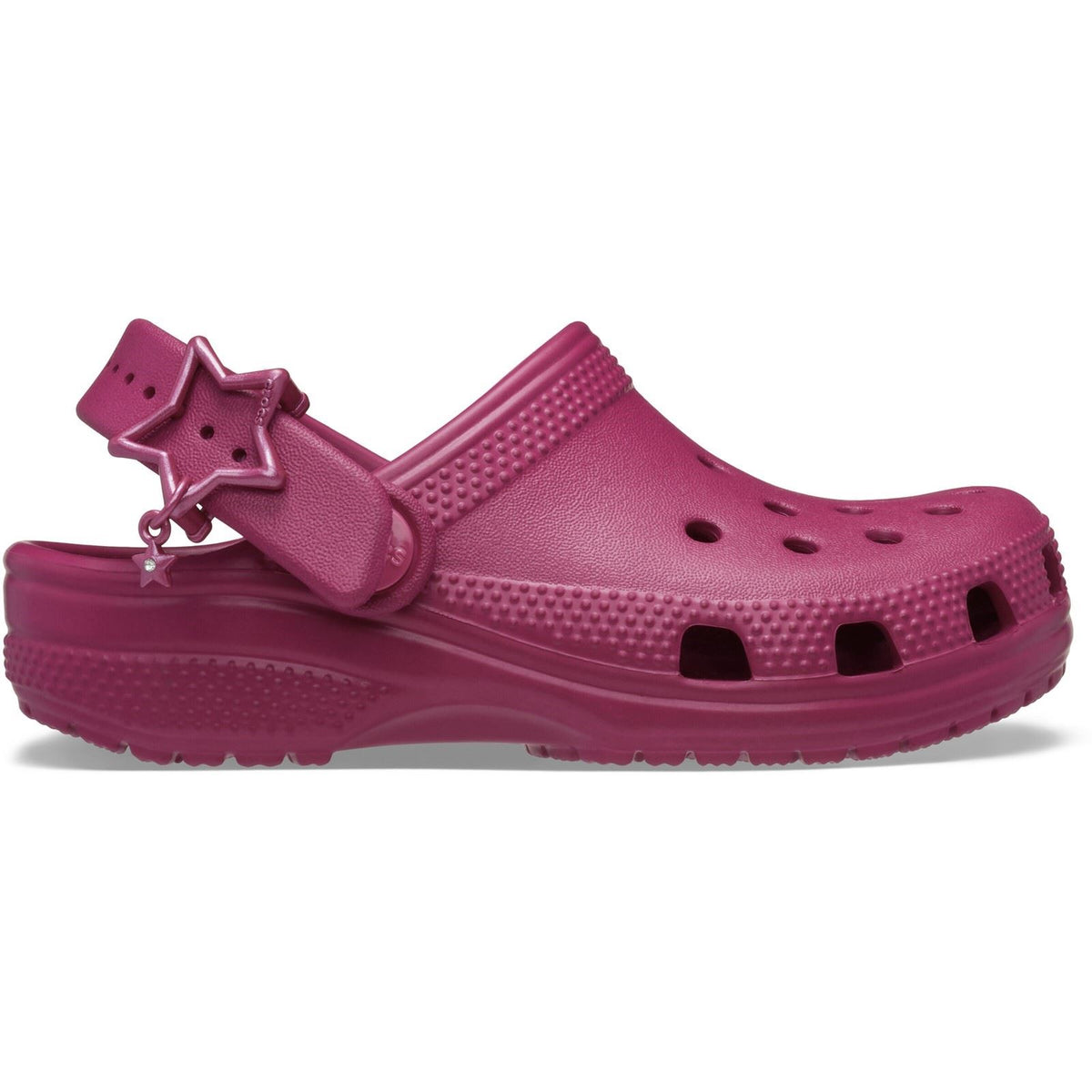 Crocs Classic Star Buckle EVA Girl's Royal Pink Casual Shoes - Clogs
