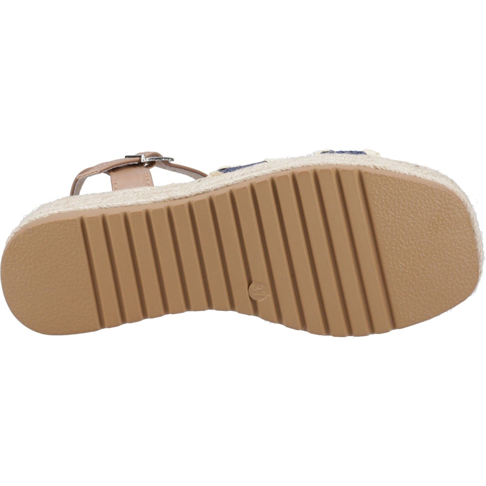 Hush Puppies Jemma Espadrille Synthetic Women's Navy Sandals
