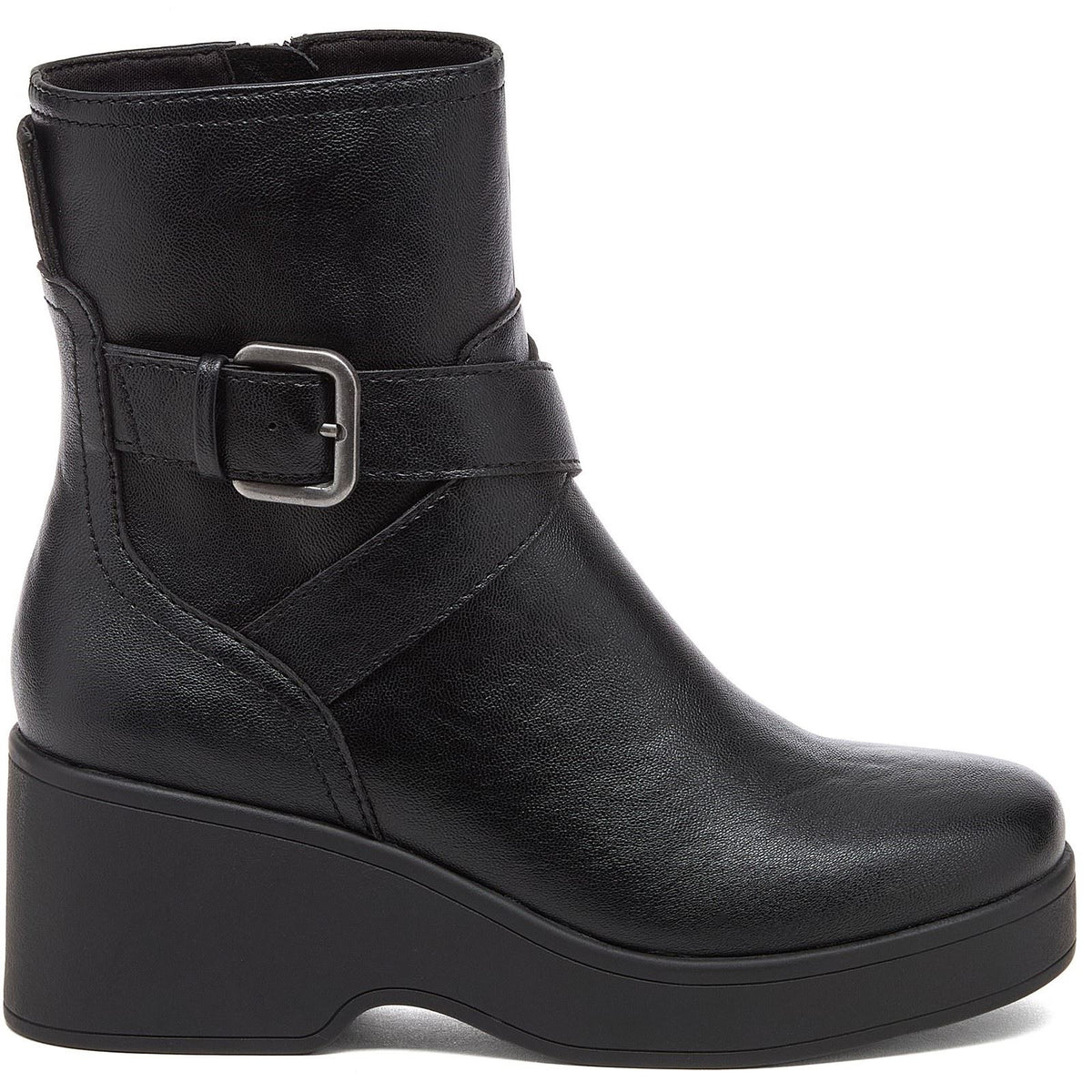 Rocket Dog Jimmy Bangor Polyurethane Women's Black Heeled Ankle Boots
