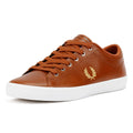 Fred Perry Baseline Leather Men's Tan/Champagne Trainers