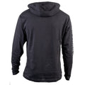 Caterpillar Hooded Long Sleeve Cotton Men's Black T-Shirt